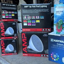 Pool & Spa LED Lights – 12V / 120V – White & Color Options 