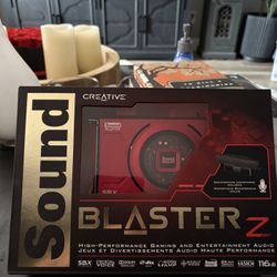 Creative Sound Blaster Z SE internal PCI-e gaming sound card and DAC. 