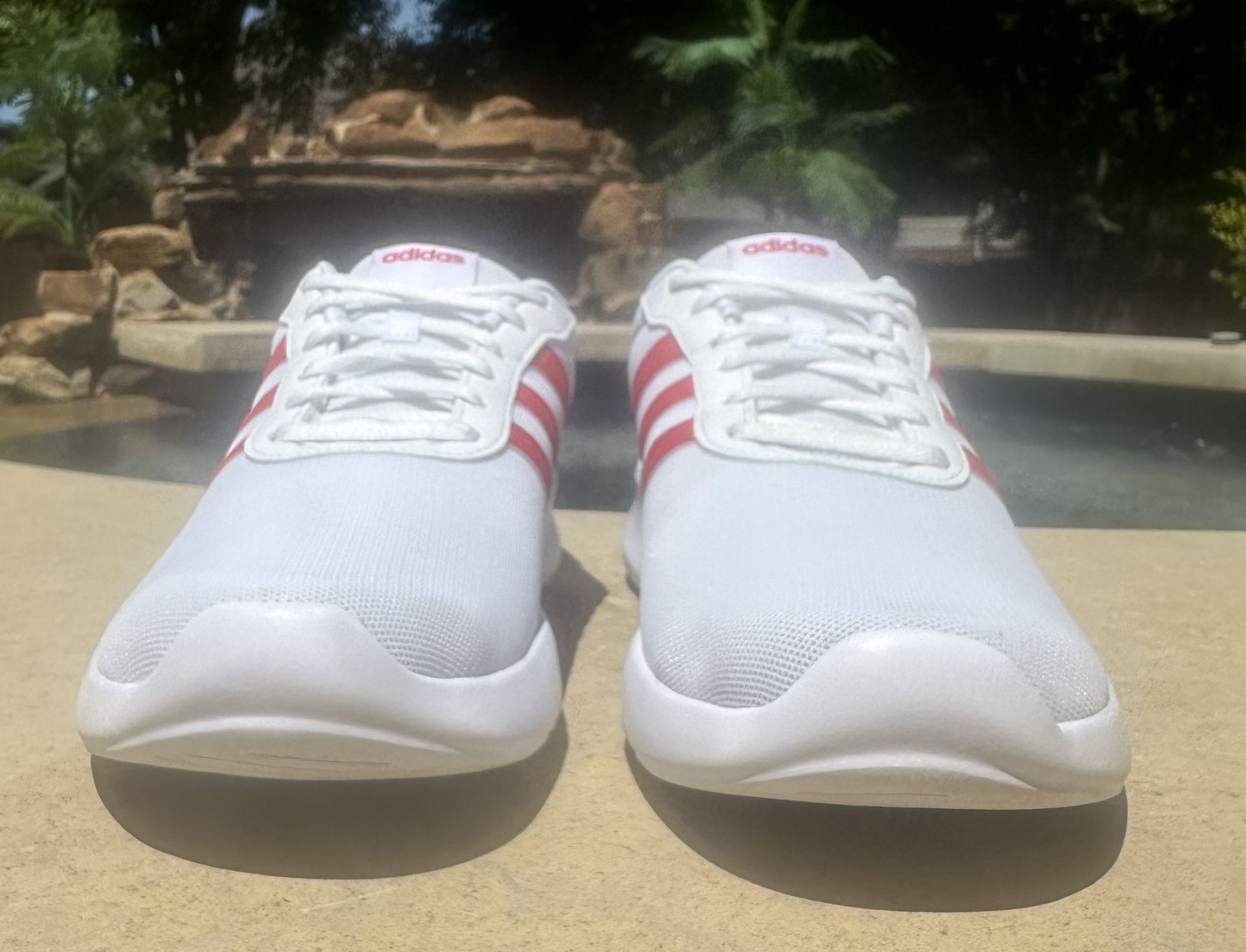 Adidas Lite Racer 3.0 - Red And White - Classic Style Shoe  display picture 1