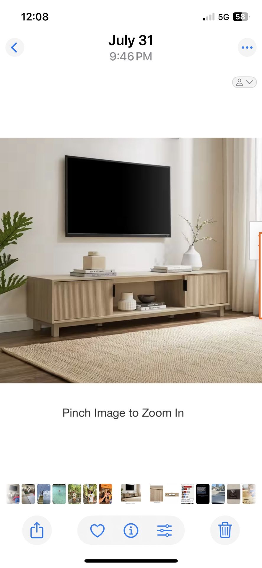 Tv Console Table 