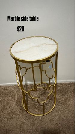 Marble side table