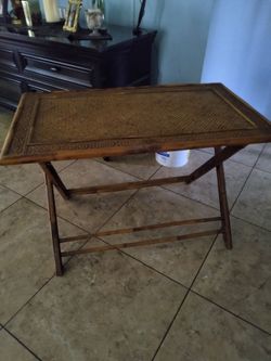 Decorative folding table