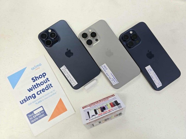 iPhone 15 Pro Max 256GB Factory Unlocked - On Special Cash Deal Starts $749