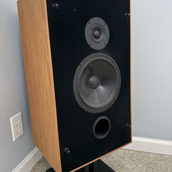 Dahlquist M-905 monitors - original matching factory stands (ST-9),