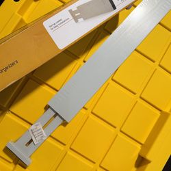 NEW 1 Pack Drawer Divider Bamboo 2.8" High, 17-22" Adjustable Drawer Organizers