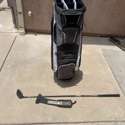 Cobra Fly-Z 5-7 fairway wood And Taylormade Golf bag.