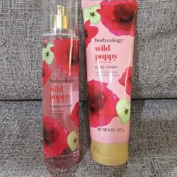Brand New Bodycology Wild Poppy Set 