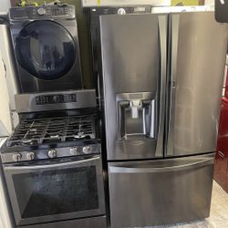 Set Fridge And Stove 