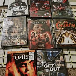 Horror dvd lot brand new dvd lot oop dvd out of print Valentine, The Omen, Get Out 
