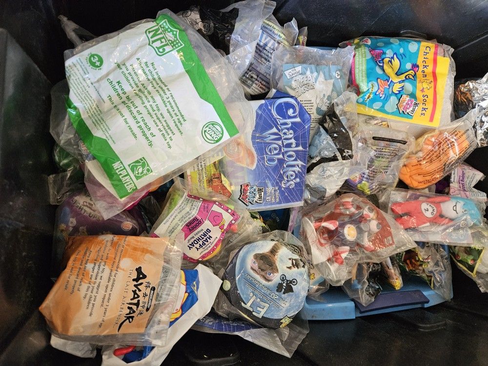 Resturant Toys From 90s To Early 2000s All In Bags Unopened