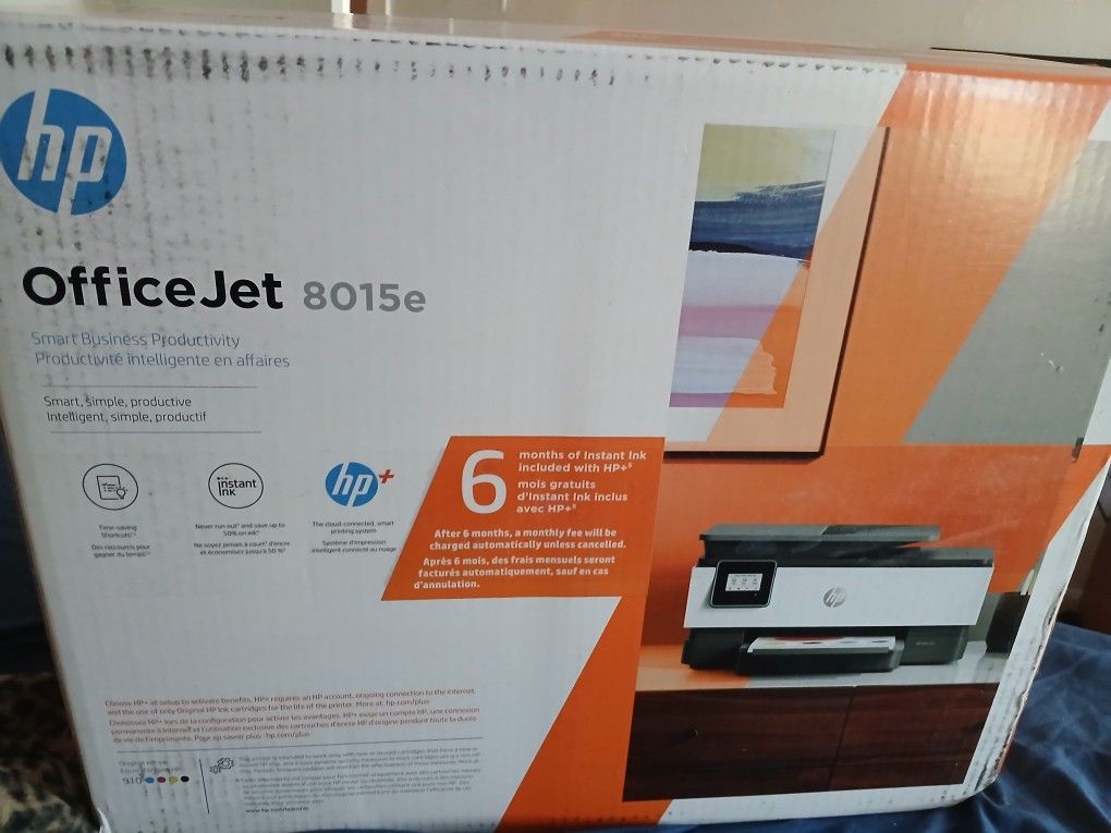 Hp Office 8015e Copy Machine 6 In 1 Printer.