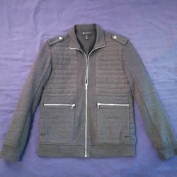 Stylish Men's Gray Soft Dressy Jacket