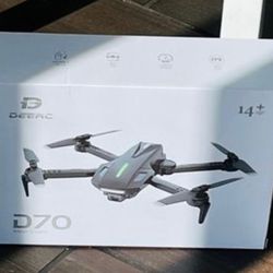 Brand new DEERC D70 Drone with Camera,720P HD FPV Foldable Drones,2 Batteries,One Key Landing/takeoff