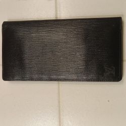 Unisex Black Genuine LOUIS VUTTON Wallet