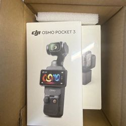 DJI Osmo Pocket 3 Vlog Combo (DJI Mic 2)- Brand New sealed