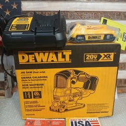 NEW DEWALT 20V XR JIG SAW KIT 
