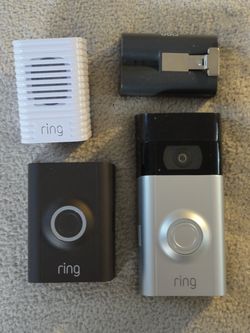 Ring Doorbell with Battery & Chime