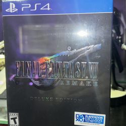 Final Fantasy 7 Deluxe Edition PS4 New Sealed 