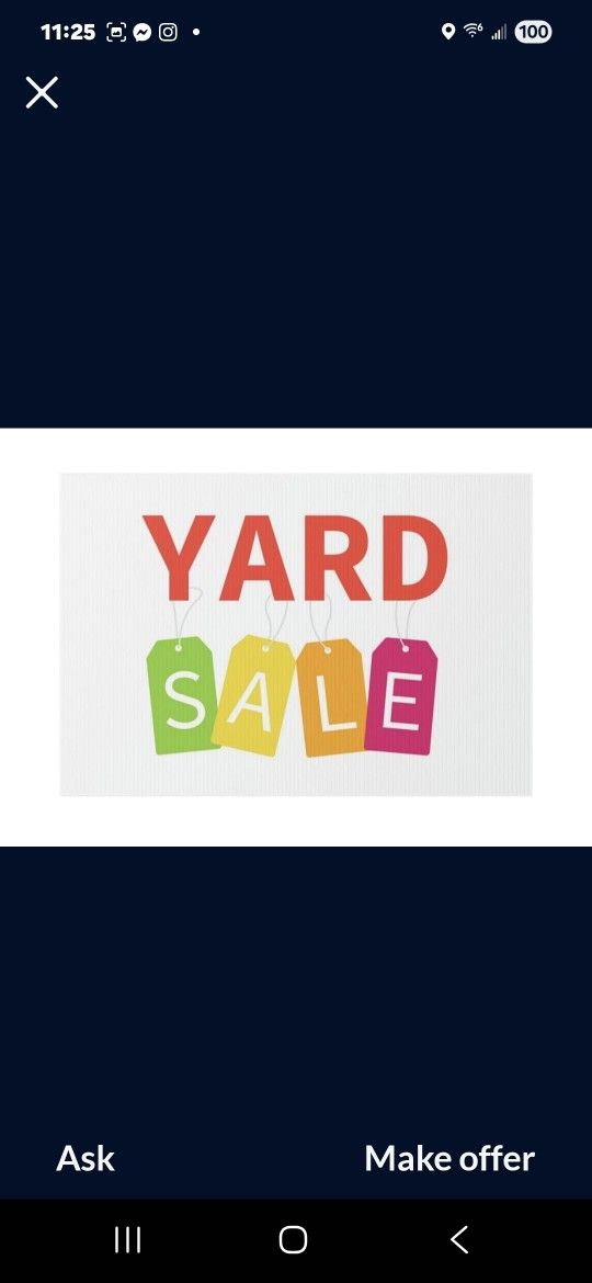 Yard Sale Saturday 5/17 and 5/18 8am To 3pm