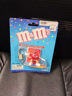 M&M's Action Sports Keychain Figure