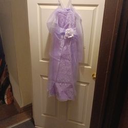 Little Girls Lavender Dress