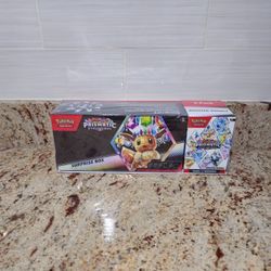 Pokemon Prismatic Evolutions Sam’s Club Surprise Box + Booster Bundle Sealed