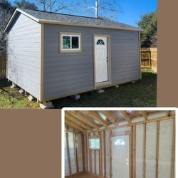 16x20 Tiny home shell /gable shed  (included features in description ! )