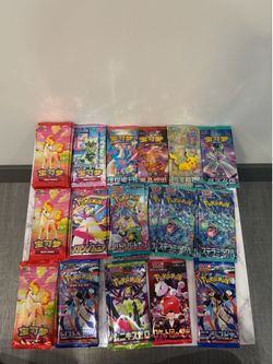 Pokémon TCG: Loose Japanese/Chinese/Korean Booster Packs — Mixed Sets, 44 Packs Total