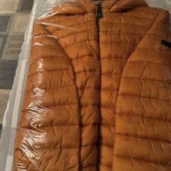 michael kors yellow jacket size small