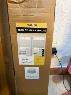 Cordless TDBU Cellular Shades 23"W x 48"H