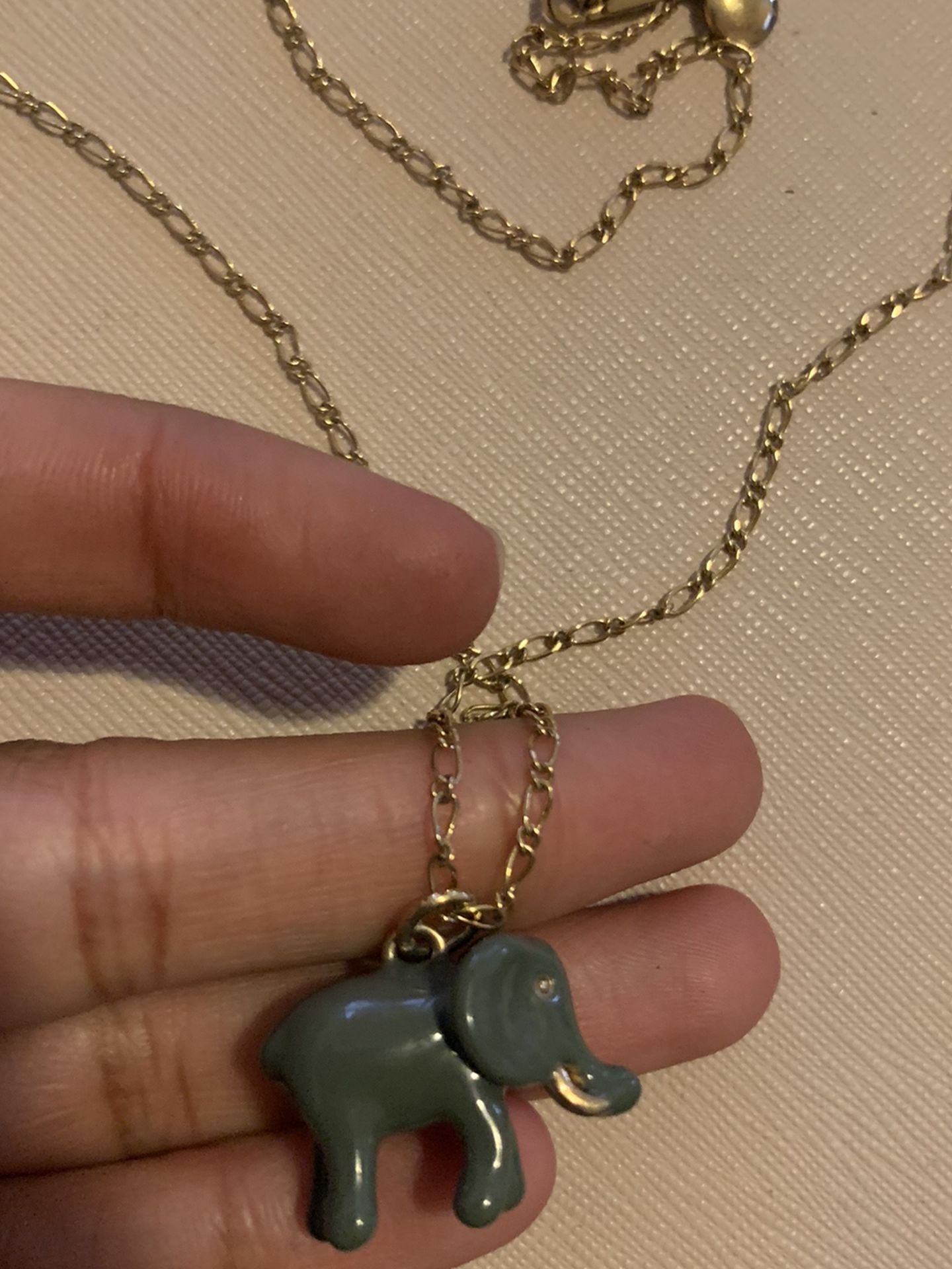 J Crew Elephant Necklace