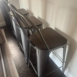 3 Wbar Stools $90 Or OBO Each Priced At $85 From Target 