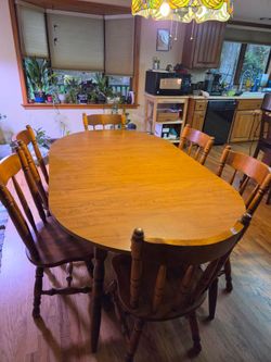 Dining Table W/6 Chairs