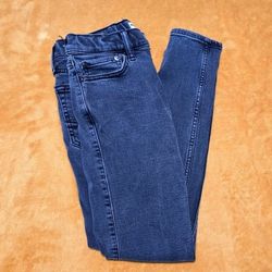Abercrombie Kids Super Skinny Jeans Girls 11/12 Slim Kids Grey Denim Bottoms