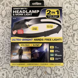 Headlamp and Work Light Bright LED