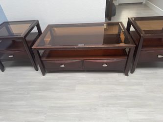 $150 obo Coffee Table and 2 End Tables