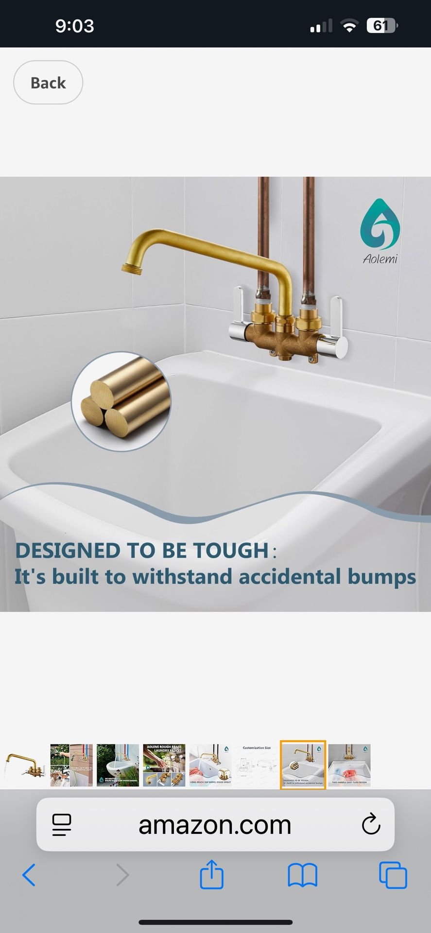 Laundry Utility Sink Faucet Wall Mounted Laundry Tub Faucet 3 Inch Center Gold Chrome And Black A79