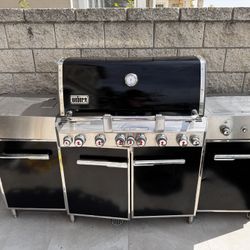 Weber Summit GC38 E Natural Gas Grill Center - Black 