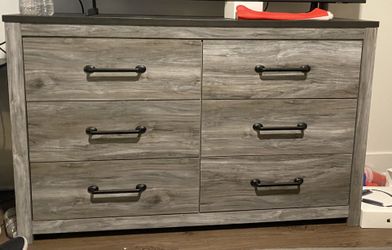 Ashley Six Drawer Dressed