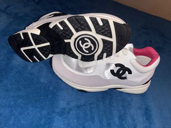 Chanel sneakers white and pink interior for Sale in Port Arthur