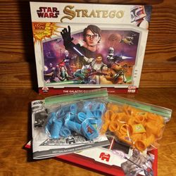 Star Wars The Clone Wars Stratego Board Game by Milton Bradley Complete