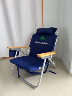 Tommy Bahama Deluxe Backpack Beach Chair - Navy