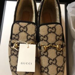 Men Gucci  Wool Loafers 