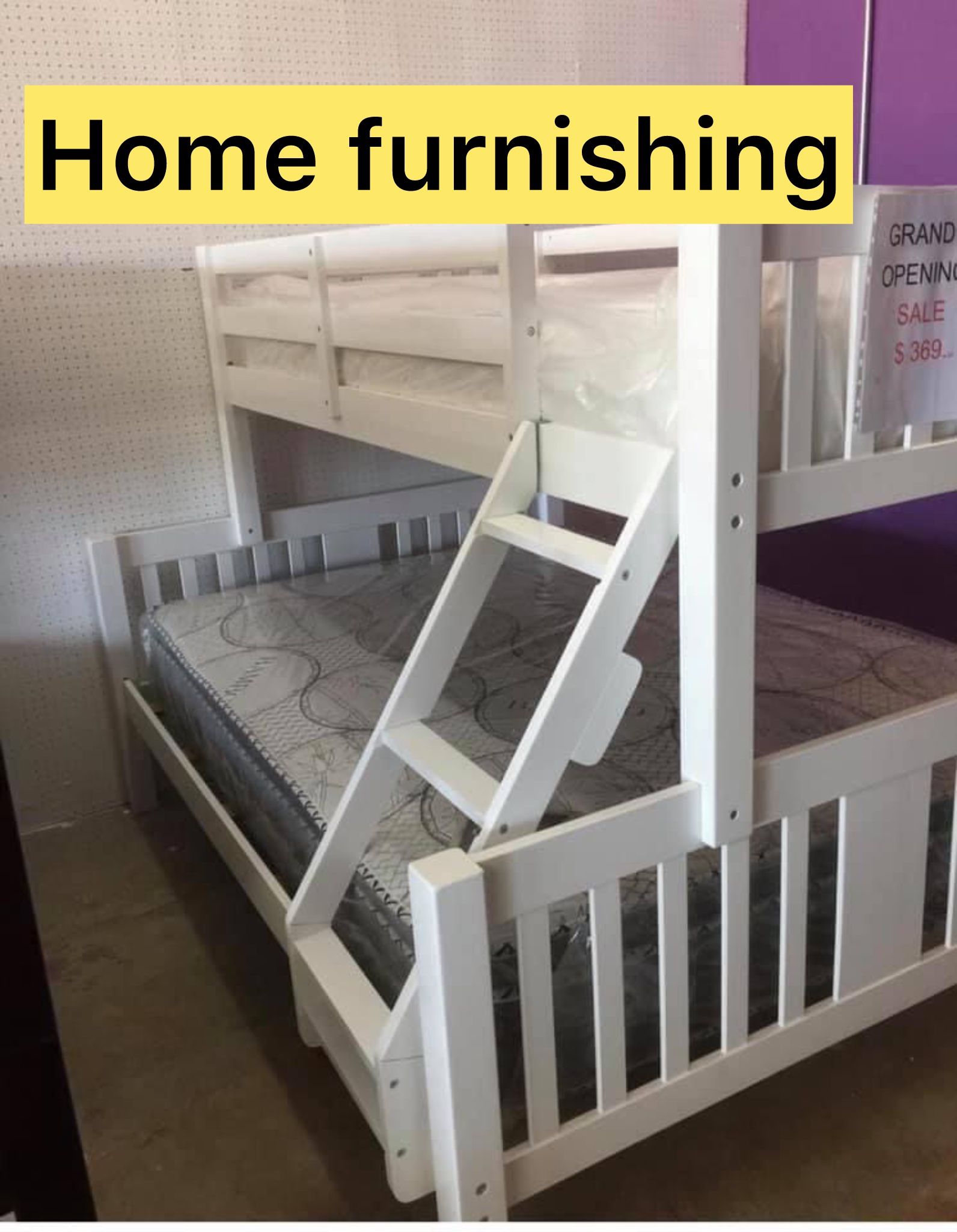 Furniture bunk bed, twin size full size