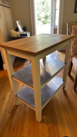 Mini butcher table/island/organizer