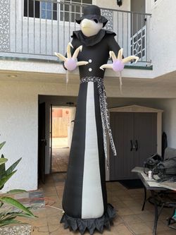 12 ft. Victorian Reaper Halloween Inflatable by Gemma with lights