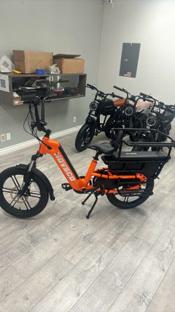 Brand new Cargo e-bike for family with 1 year warranty
