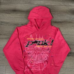 Pink Sp5der Hoodie 