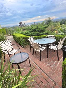 Vintage Tropitone outdoor patio dining set