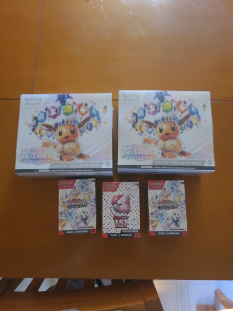 Pokémon Prismatic Etb/151 Booster Bundle